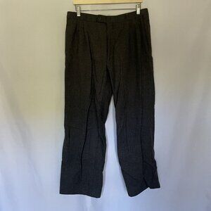 Givenchy Monsieur Dark Gray Pleated Wool Trousers business casual pants size S